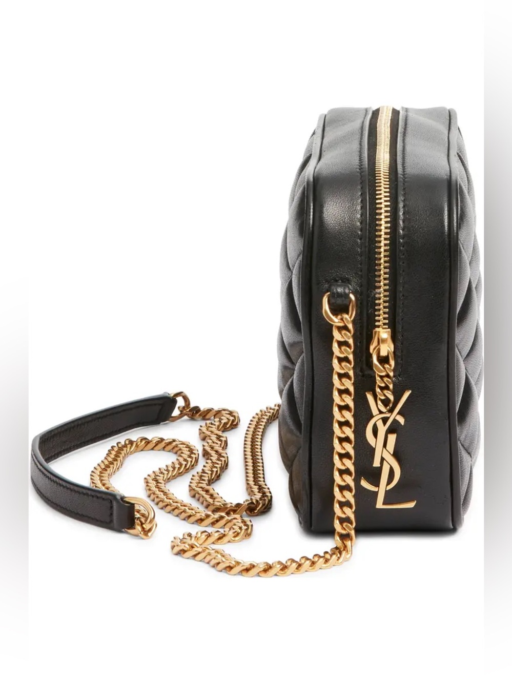 Saint Laurent Quilted Leather 
Gaby Camera Bag